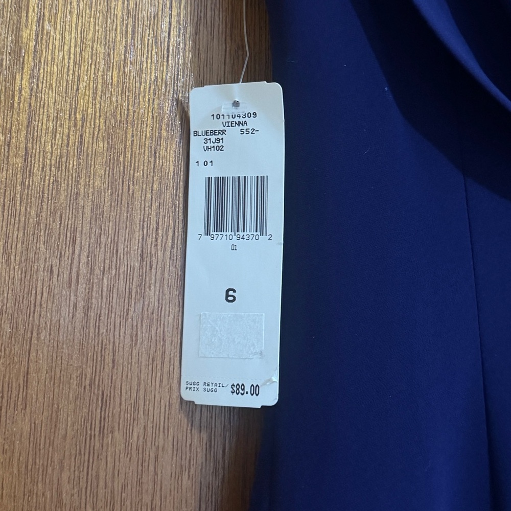 NWT- BLUEBERRY EVAN PICONE DRESS - Picture 3 of 5